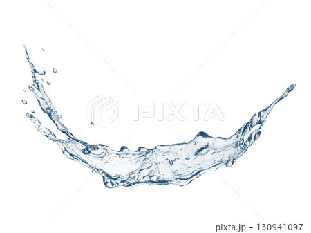 抽象的な青い水しぶきの3dイラスト 抽象的な青い水しぶきの3dイラスト 130941097