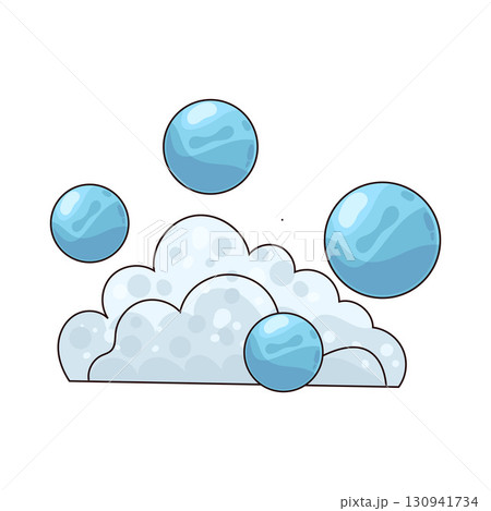 illustration of soap bubble illustration of soap bubble 130941734