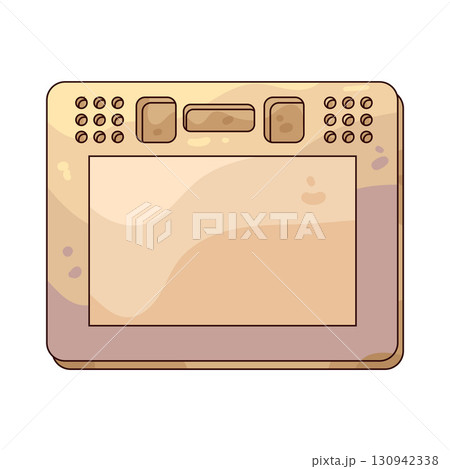 illustration of drawing tablet illustration of drawing tablet 130942338