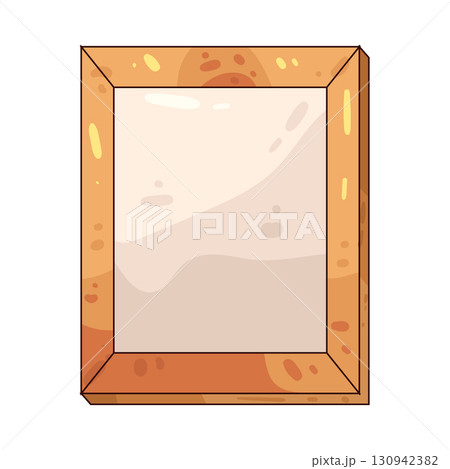 illustration of canvas frame illustration of canvas frame 130942382