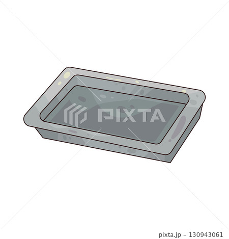 illustration of lab tray 130943061