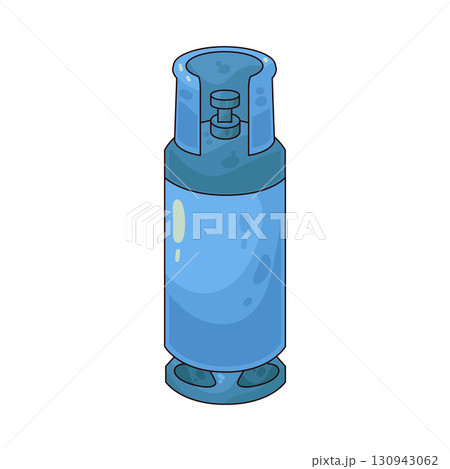 illustration of gas cylinder illustration of gas cylinder 130943062