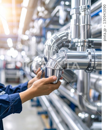 配管作業 130943090