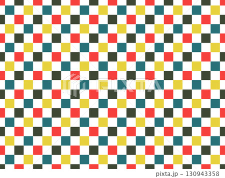市松模様の背景素材 130943358