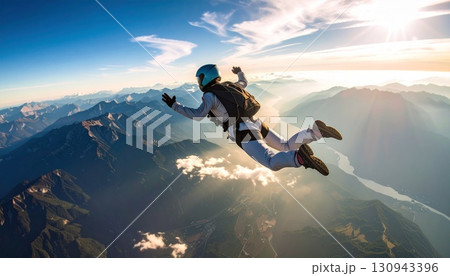 スカイダイビング 130943396