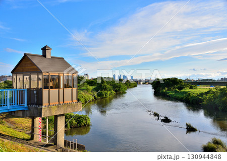 《愛知県》春日井市　八田川と庄内川の合流地点 130944848