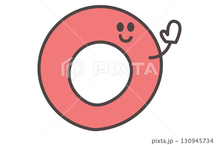 アルファベットのOのイラストでかわいいキャラクターの学習素材 Alphabet Letter O アルファベットのOのイラストでかわいいキャラクターの学習素材 Alphabet Letter O 130945734