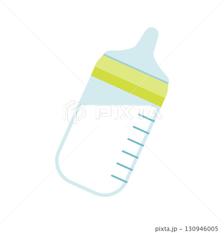 哺乳瓶に入ったミルクのイラスト 130946005