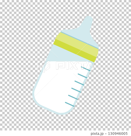 哺乳瓶に入ったミルクのイラスト 130946005