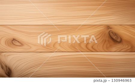 淡いベージュの木目のある板,Generative AI AI画像 130946963