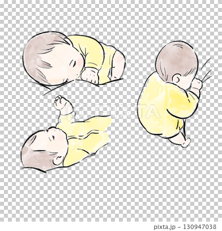 A mother holding a baby 130947038