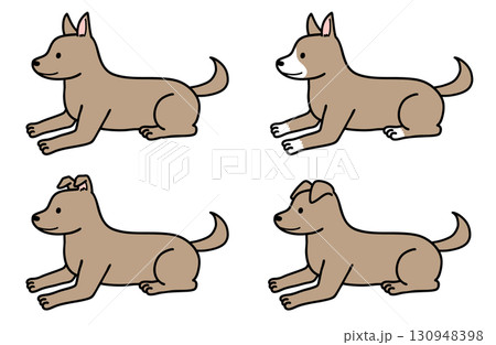 犬・保護犬・雑種犬／茶色い犬 130948398