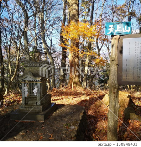新倉山 登山 秋 紅葉 新倉山 登山 秋 紅葉 130948433