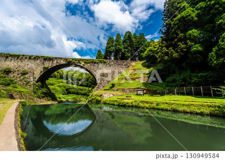 新緑の通潤橋【熊本県上益城郡山都町】 130949584