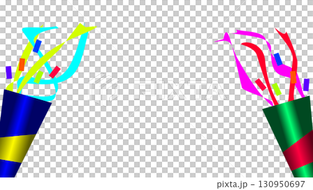 クラッカーのフレームデザイン 130950697