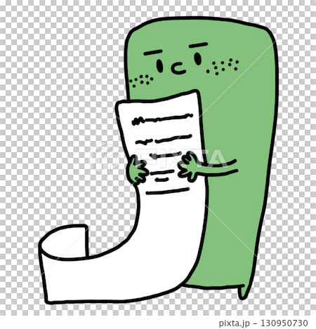 funny cartoon orange monster 130950730