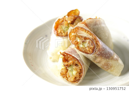 北京ダックを白背景で撮影 130951752