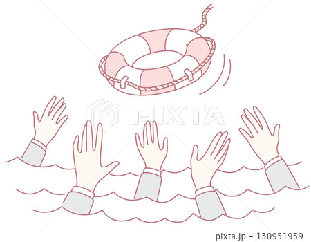 Essential and Lifesaving Assistance During a Distress Scenario to Save Lives in Danger 130951959