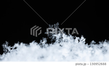 snowflakes, winter card, crystals of snow snowflakes, winter card, crystals of snow 130952688
