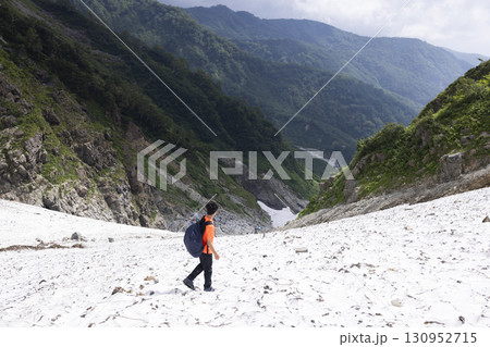 猿倉から白馬岳への大雪渓ルート 130952715