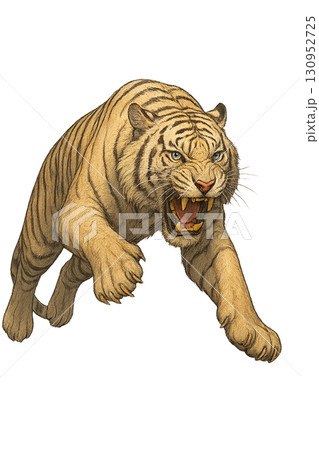 飛びかかる白虎 飛びかかる白虎 130952725