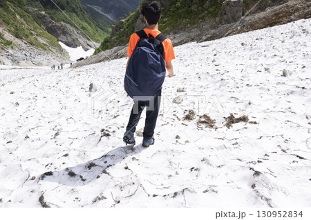 猿倉から白馬岳への大雪渓ルート 猿倉から白馬岳への大雪渓ルート 130952834