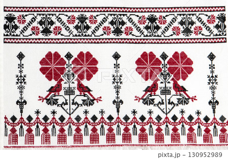 Ukrainian embroidery, folk arts and crafts 130952989