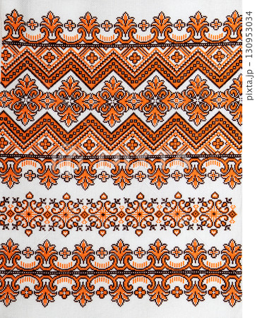 Ukrainian embroidery, folk arts and crafts 130953034