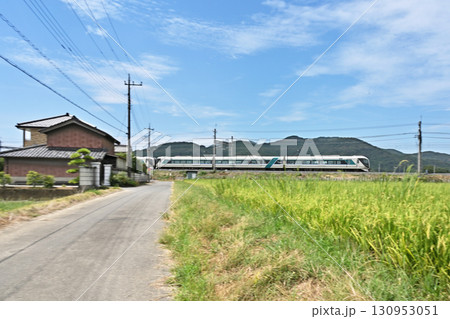 鉄道 私鉄・東武日光線 特急リバティけごん19号+会津119号 鉄道 私鉄・東武日光線 特急リバティけごん19号+会津119号 130953051