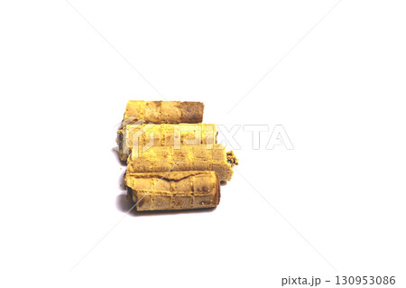 cookie isolated on white background. Sweet biscuits. cookie isolated on white background. Sweet biscuits. 130953086