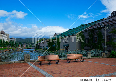 倉庫街 小樽運河 倉庫街 小樽運河 130953261