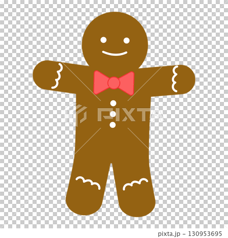 Gingerbread Cookies with Ribbon 130953695
