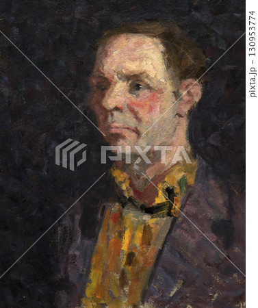 oil painting, portrait, handmade drawing 130953774