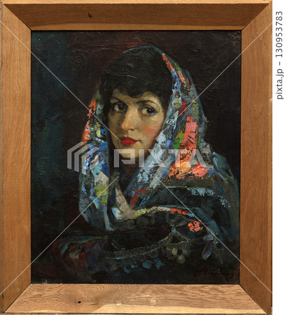 oil painting, portrait, handmade drawing oil painting, portrait, handmade drawing 130953783