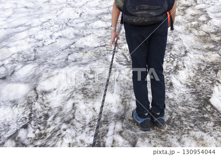 白馬岳への雪渓ルート 130954044