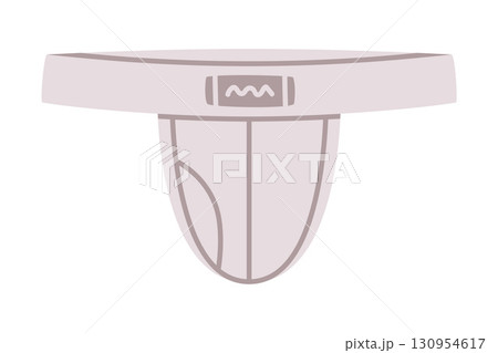 Man Strings Underpants and Underwear Clothing Vector Illustration 130954617