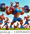 動物たちのスポーツ大会〔22〕 130954649