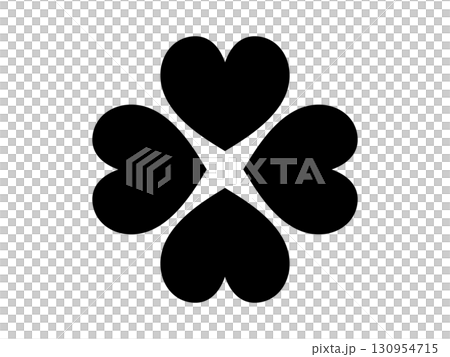 四葉草圖示單色 130954715