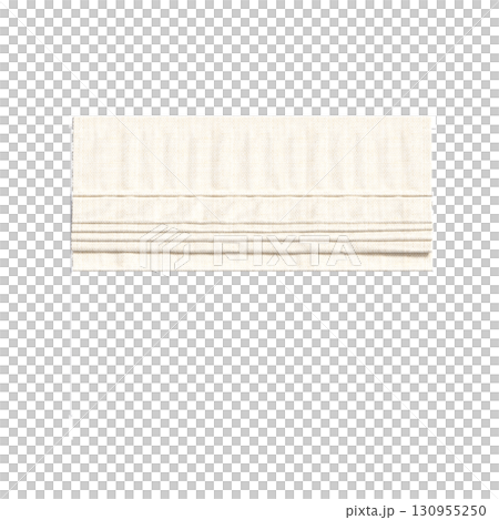 curtain isolated on a transparent background, interior decorations, 3D illustration, cg render 130955250