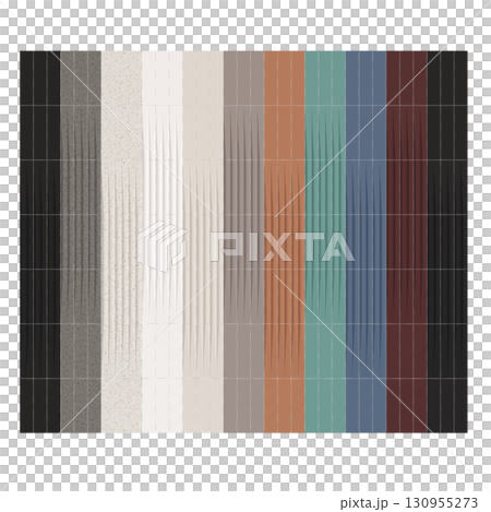 curtain isolated on a transparent background, interior decorations, 3D illustration, cg render curtain isolated on a transparent background, interior decorations, 3D illustration, cg render 130955273