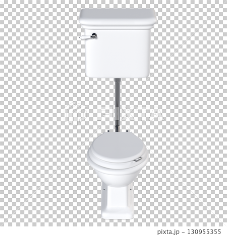 Lavatory pan isolated on a transparent background, bidet, 3D illustration, and CG render Lavatory pan isolated on a transparent background, bidet, 3D illustration, and CG render 130955355
