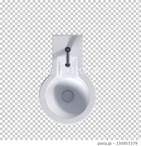 Lavatory pan isolated on a transparent background, bidet, 3D illustration, and CG render Lavatory pan isolated on a transparent background, bidet, 3D illustration, and CG render 130955379