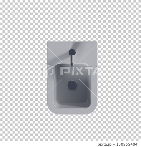 Lavatory pan isolated on a transparent background, bidet, 3D illustration, and CG render Lavatory pan isolated on a transparent background, bidet, 3D illustration, and CG render 130955404