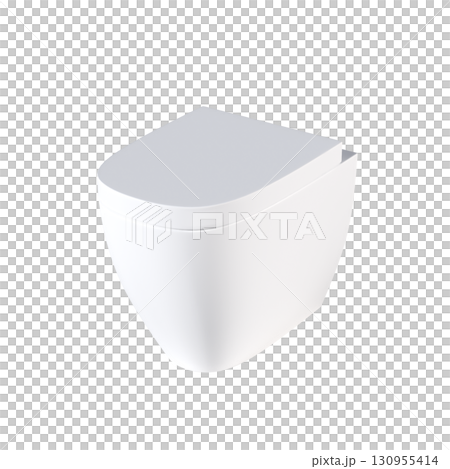 Lavatory pan isolated on a transparent background, bidet, 3D illustration, and CG render Lavatory pan isolated on a transparent background, bidet, 3D illustration, and CG render 130955414