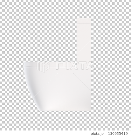 Lavatory pan isolated on a transparent background, bidet, 3D illustration, and CG render 130955419