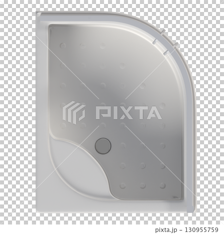 shower cabin isolated on transparent background, 3D illustration, cg render shower cabin isolated on transparent background, 3D illustration, cg render 130955759