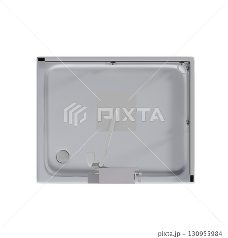 shower cabin isolated on transparent background, 3D illustration, cg render shower cabin isolated on transparent background, 3D illustration, cg render 130955984