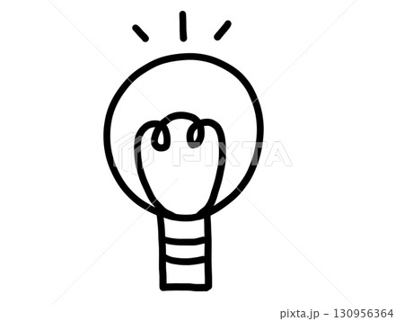 漫画用漫符（ひらめき）アイコン 130956364