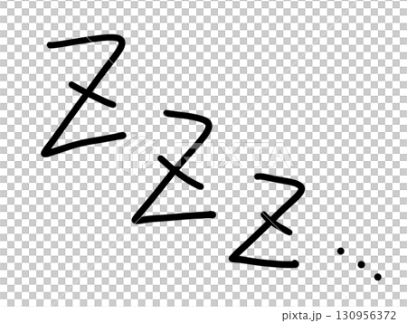 Comic book symbol (sleep) icon 130956372