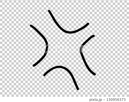 漫画用漫符（怒り）アイコン 130956373